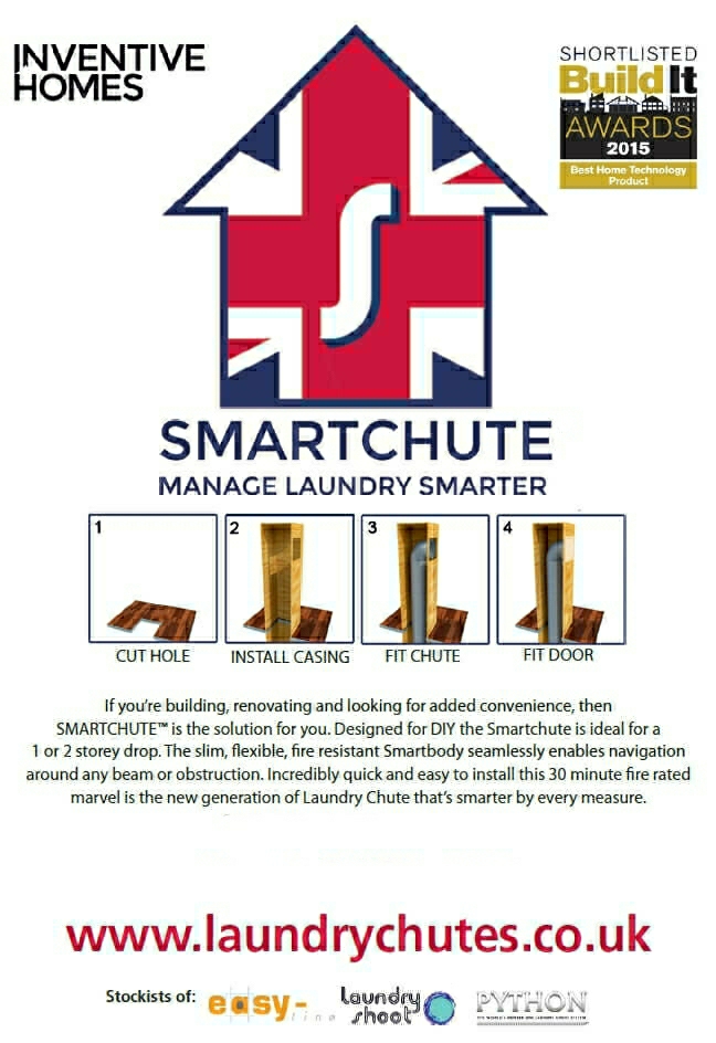Smartchute Laundry Chute - Build It Awards nominated